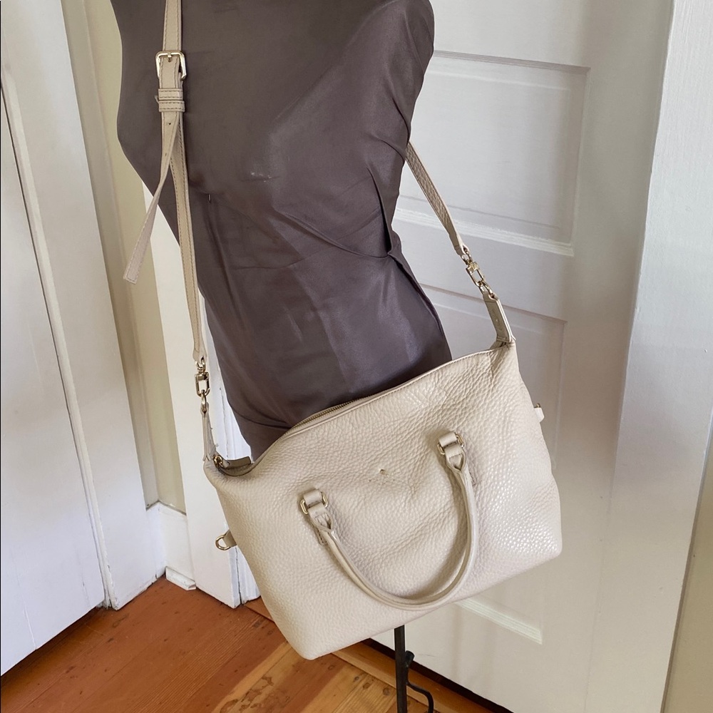 Kate Spade Henry Lane Emmy Pebbled Leather Satchel‎ Bag